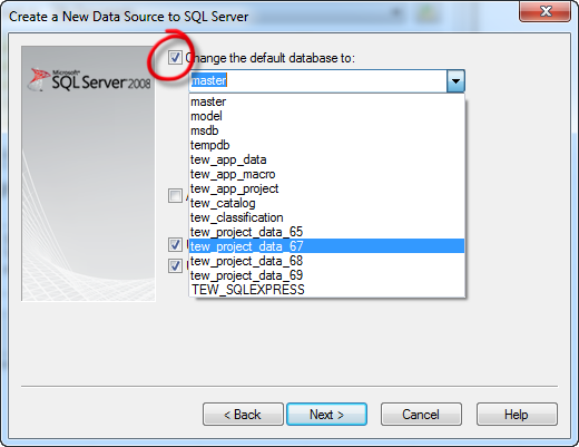 , Accessing the SOLIDWORKS Electrical Database