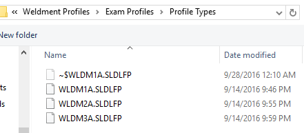 , Everything in Its Right Place…The Mystery of Weldment Profile File Structure