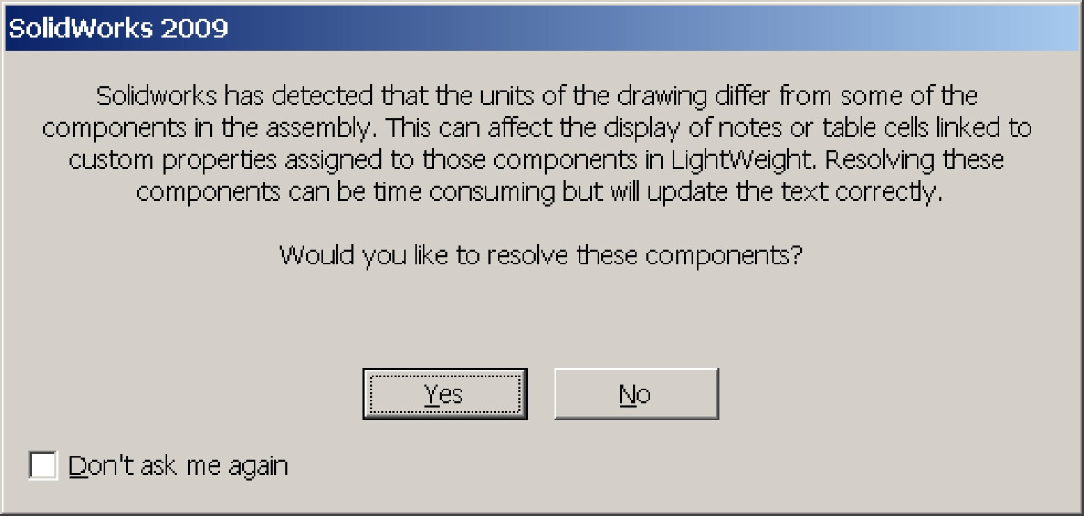 , Losing Some Weight in 2009 – Lightweight Assembly Drawings