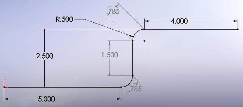 , Getting the Overall Length of a Bent Tube
