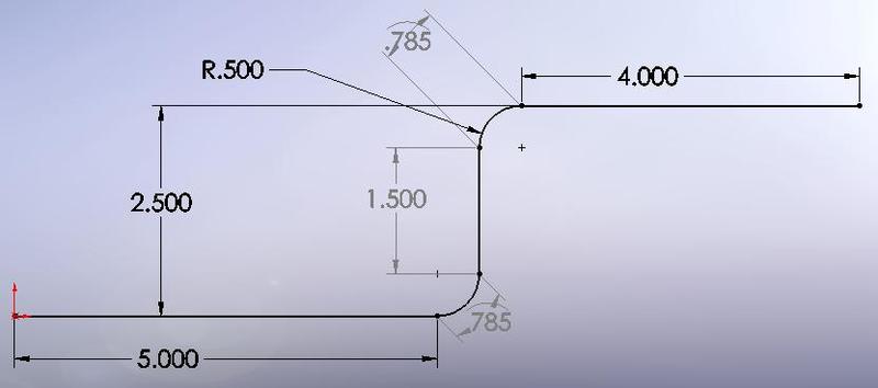 , Getting the Overall Length of a Bent Tube