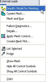 mesh menu