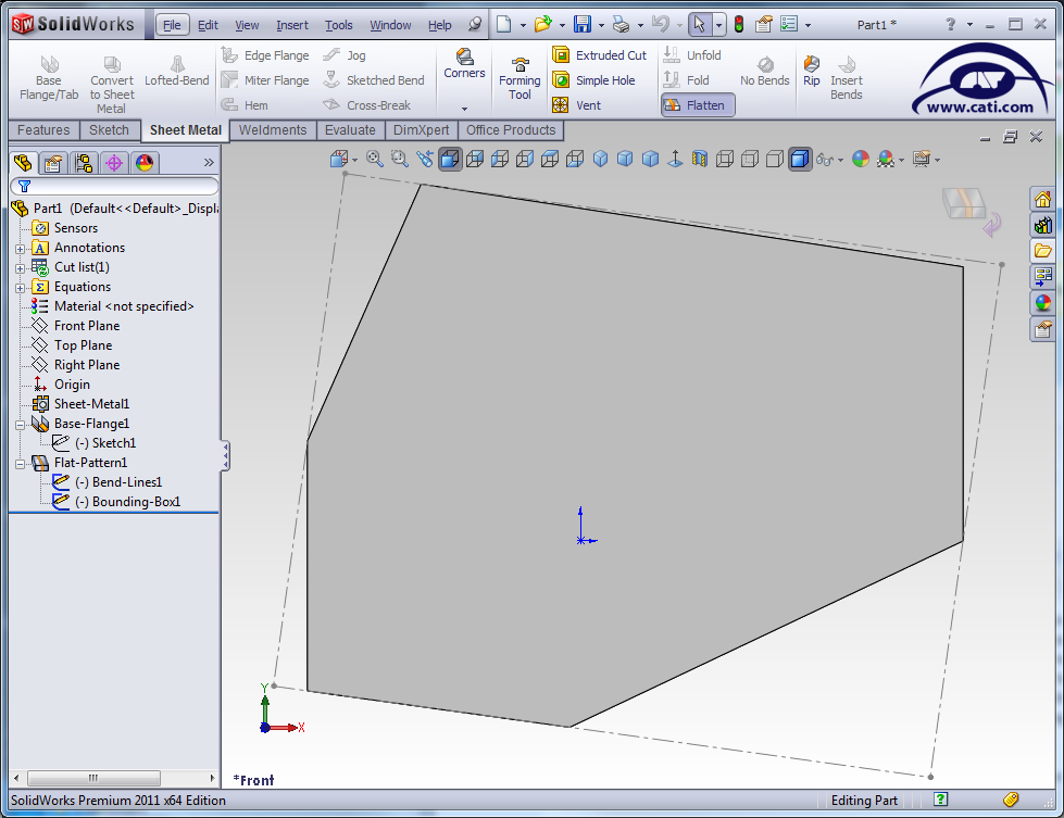 , Sheet Metal &#8220;Grain Direction&#8221; / Coil Direction