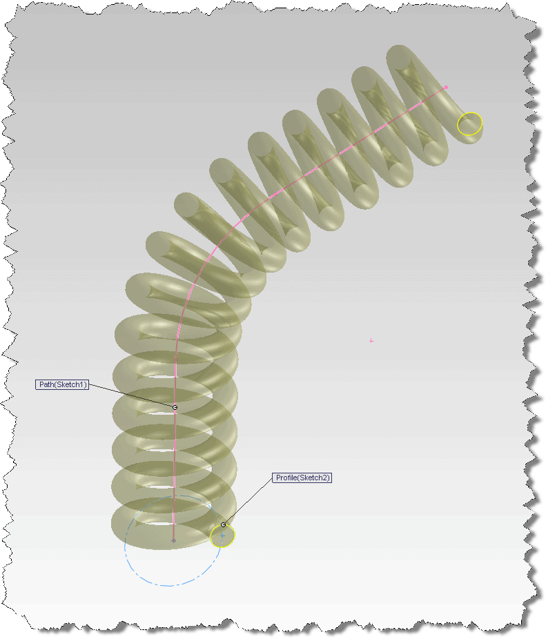 Bent spring 3