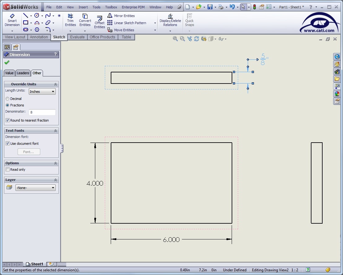 , How To Change The Display Of Just One Dimension