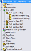 , Show the Cut-List Properties of your Weldment in a Note on your Drawing