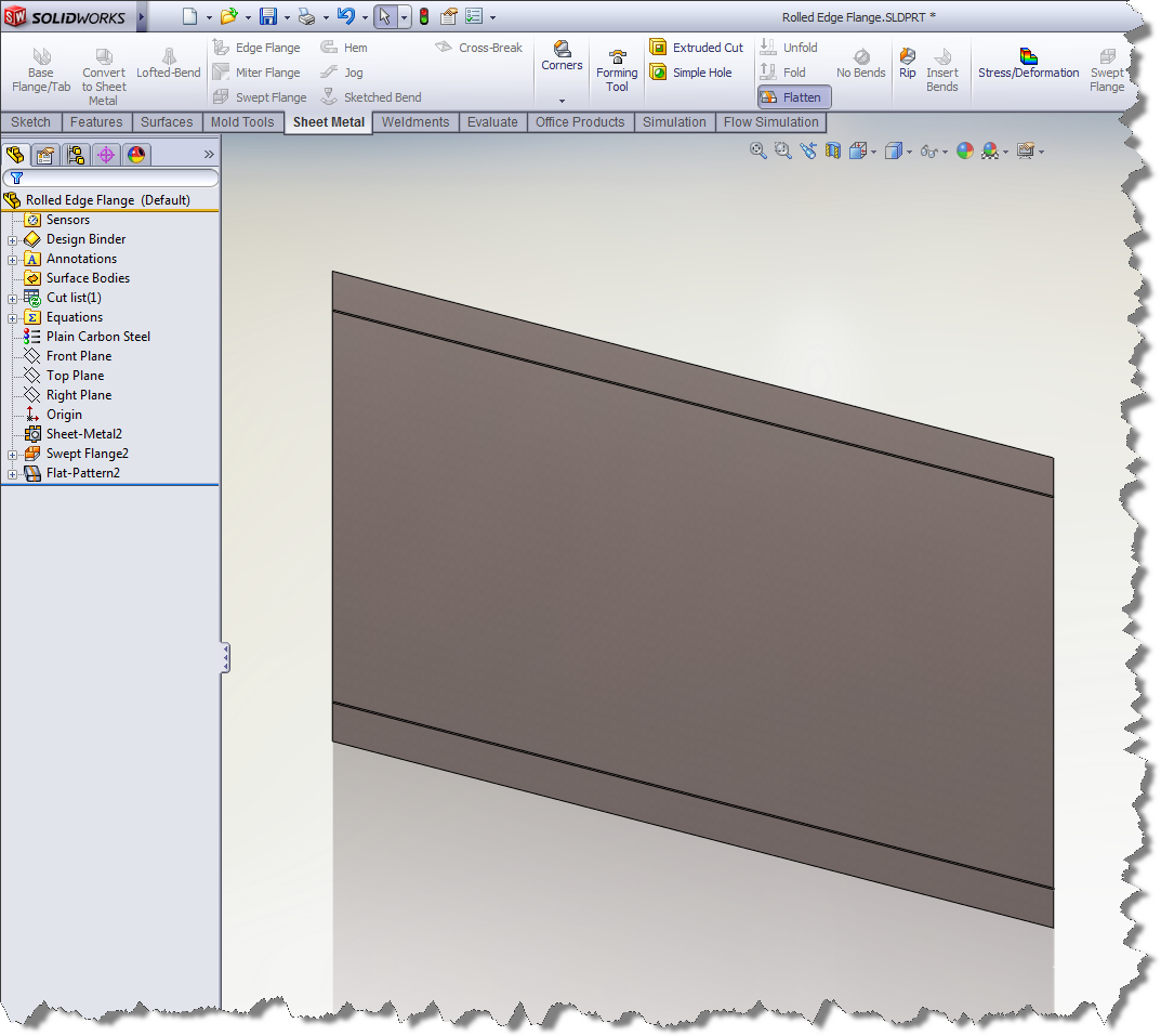 Rolled Edge Flange 7