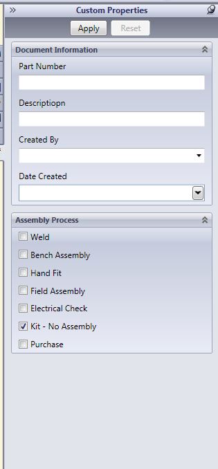 , How to change custom properties of multiple SOLIDWORKS parts in one step.