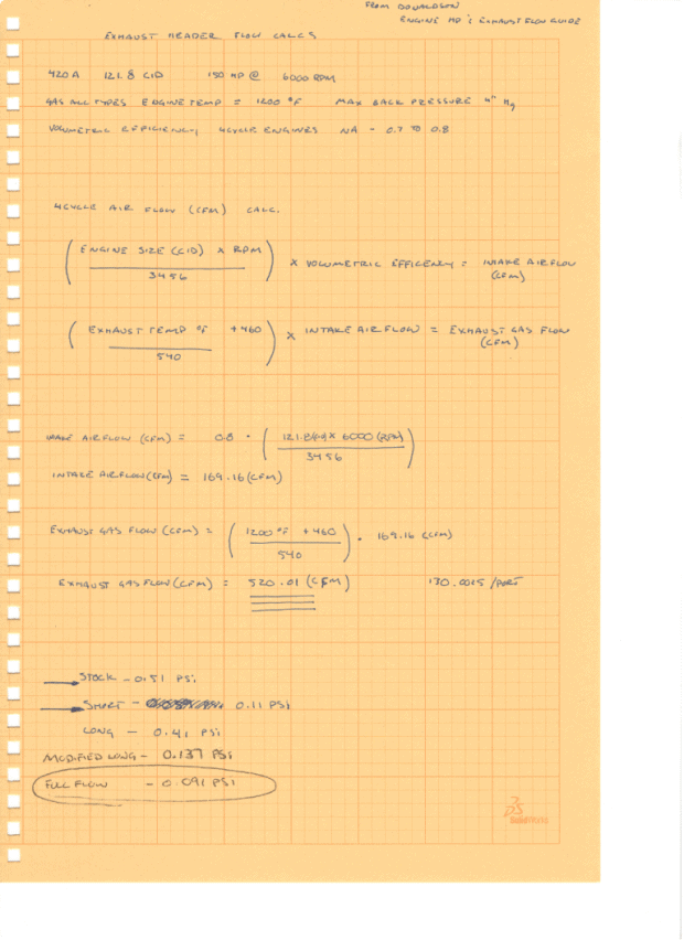 Hand Calcs