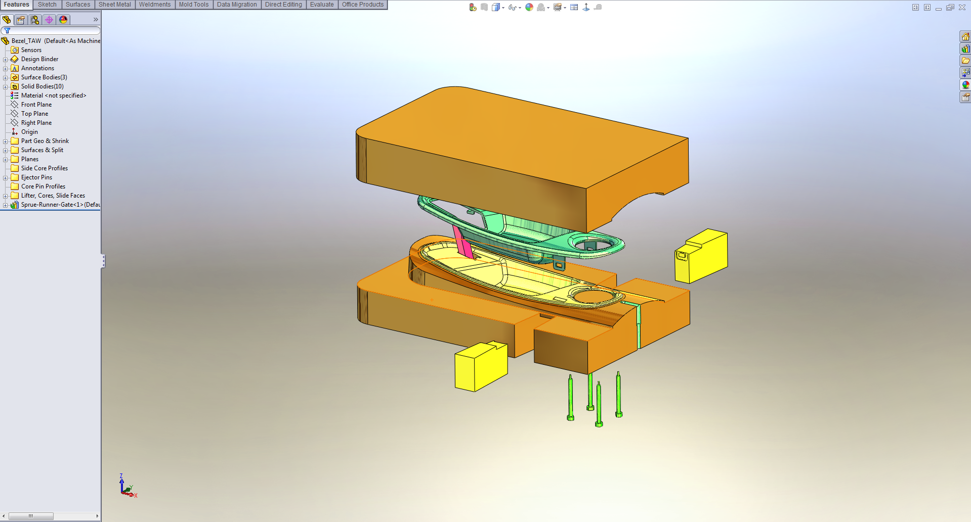 Multibody Cavity Build