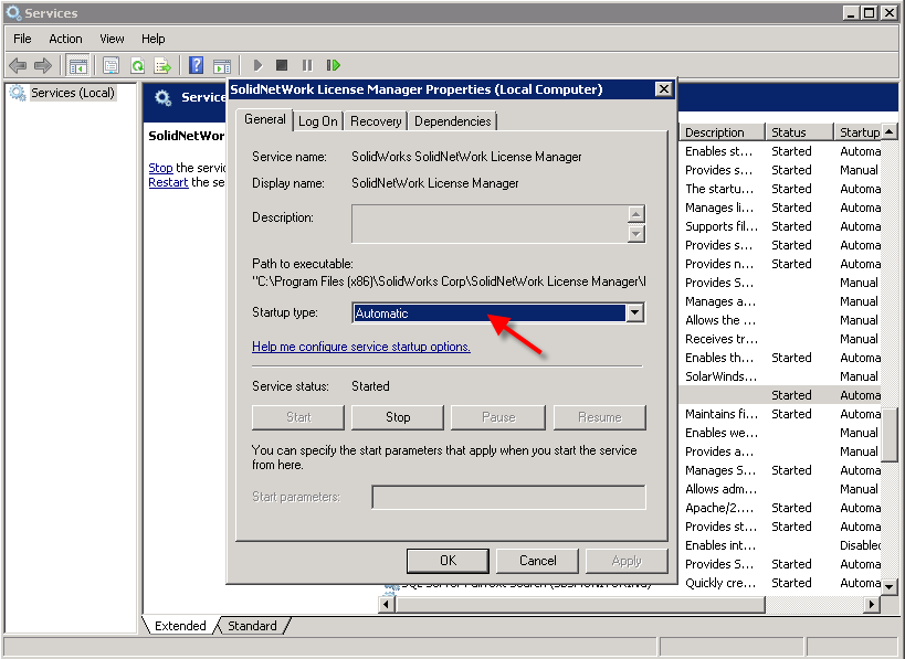 , Installing SolidNetWork License Manager 2012