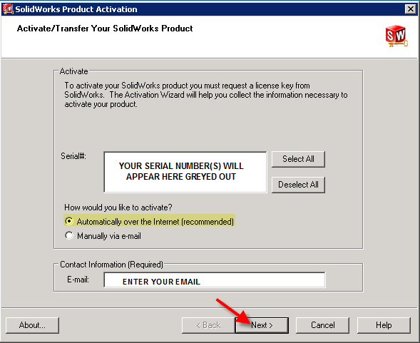 , Installing SolidNetWork License Manager 2012