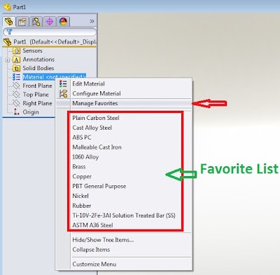 Manage & Customize SolidWorks Materials