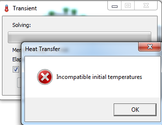 , Troubleshooting a Common Transient Thermal Study Error