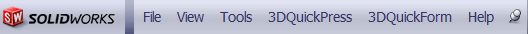 , How to set 3DQPress Command Tabs in SolidWorks