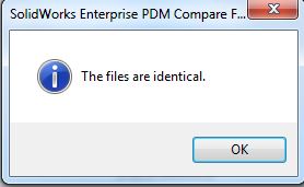 , Manipulating the &#8220;Compare files in EPDM&#8221;