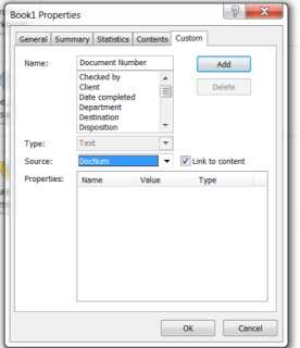 How to Link Word and Excel Documents to EPDM Datacards