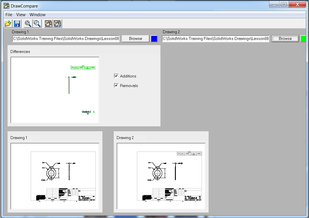 Drawcompare