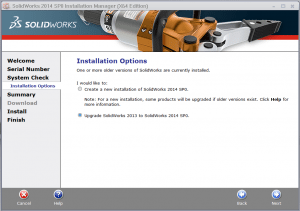 SOLIDWORKS Installation Options