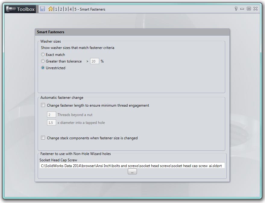How to Configure SOLIDWORKS Toolbox and Hole Wizard Part 4 Computer