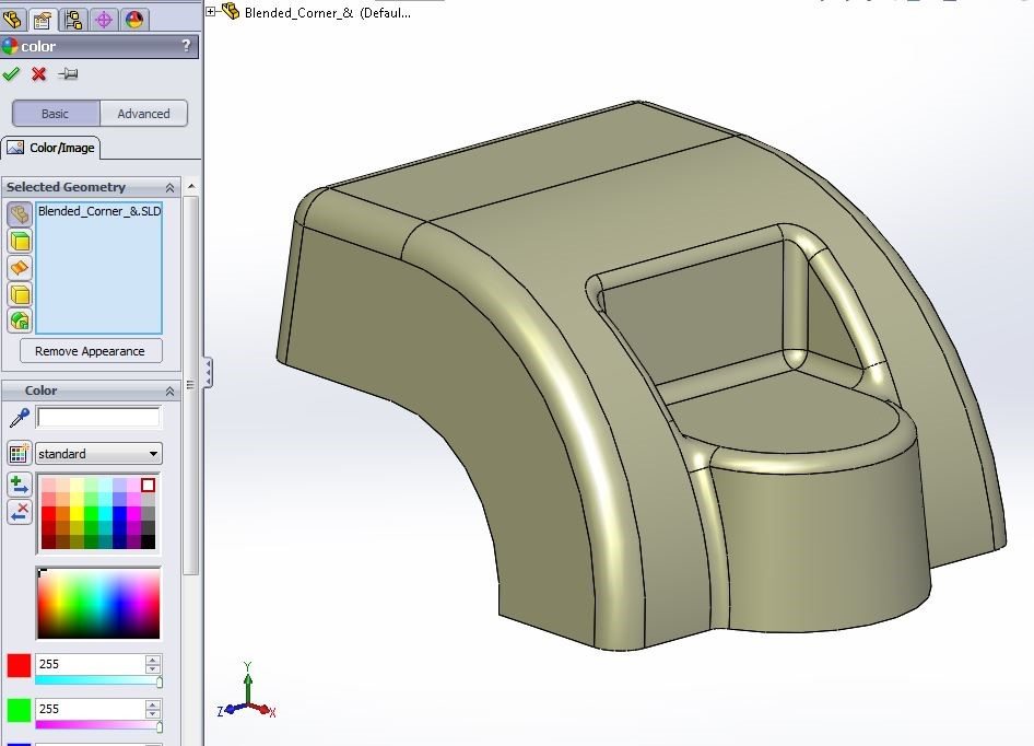 SOLIDWORKS Ambient Lighting