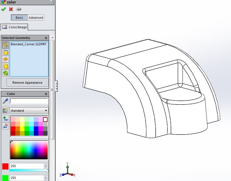 SOLIDWORKS Ambient Lighting
