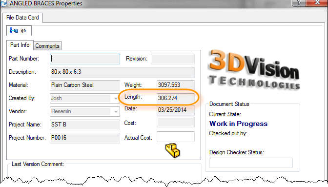 EPDM Data Card Weldment