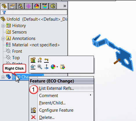 , How to Setup and Import ECO changes with 3DQPress inside SolidWorks