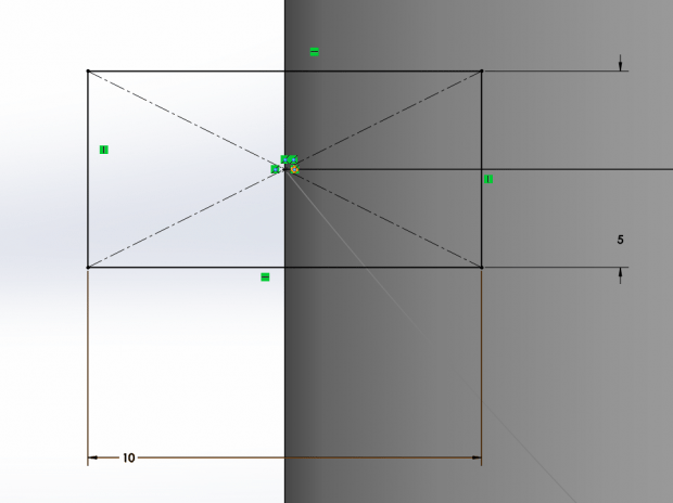 front plane square