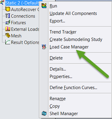 Load Case Manager