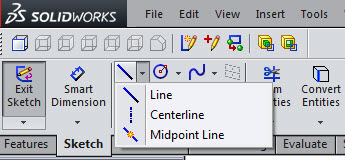 Midpoint line