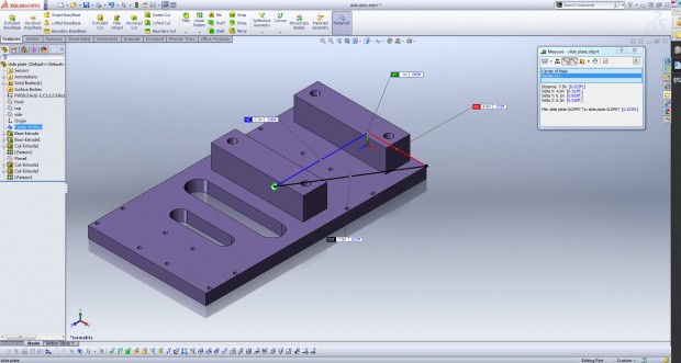 SOLIDWORKS Center of Mass Tool