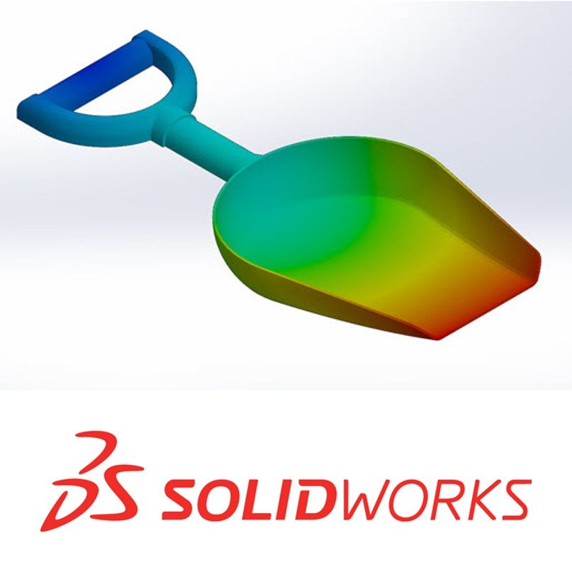 SOLIDWORKS Plastics Shovel