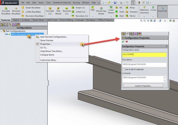 solidworks_electrical_rename_default_configuration