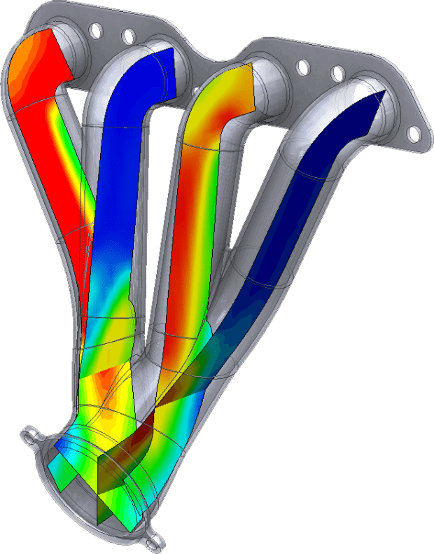 , Flow Simulation Header Transient Analysis