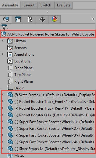 Opening up multibody step files and saving them as assemblies and individual parts_Step6b
