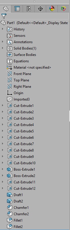 Opening up multibody step files and saving them as assemblies and individual parts_Step11