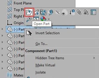 Opening up multibody step files and saving them as assemblies and individual parts_Step5B