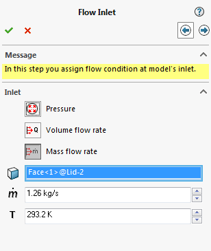 Inlet Flow Rate