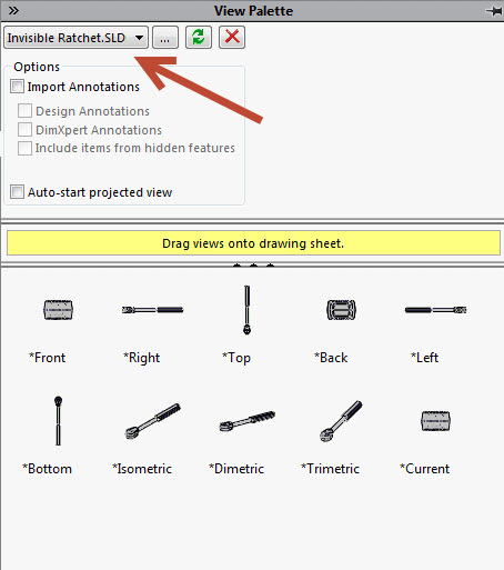 , Invisible External Reference in a SOLIDWORKS Drawing