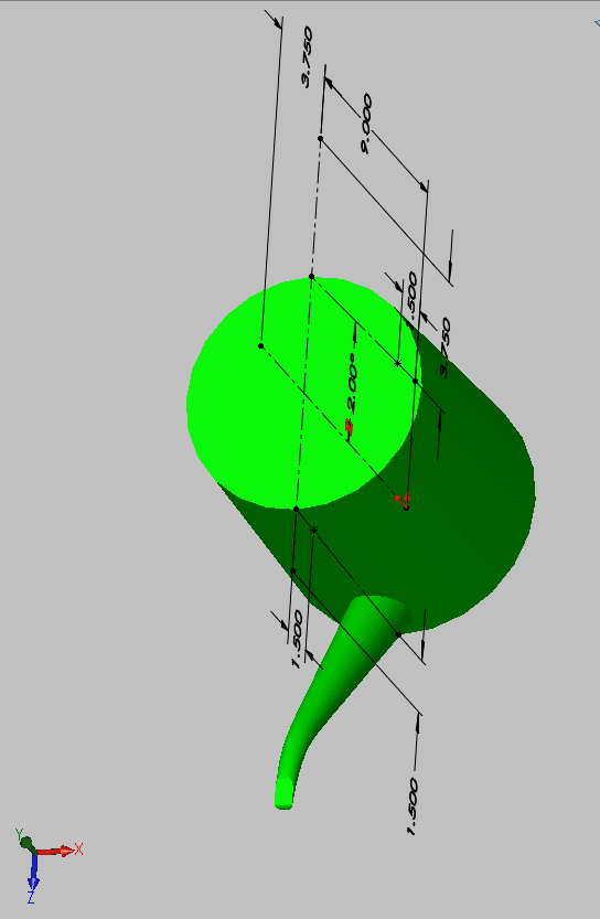 , SOLIDWORKS: Display dimension flat to screen