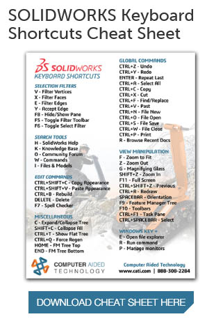 , How Do I Download and Print the SOLIDWORKS Keyboard Shortcuts Cheat Sheet