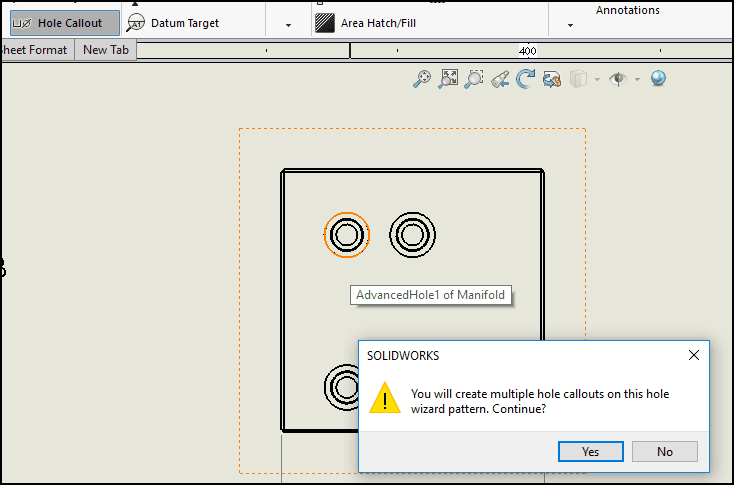 , SOLIDWORKS 2017 What’s New: Creating Advanced Holes – #SW2017