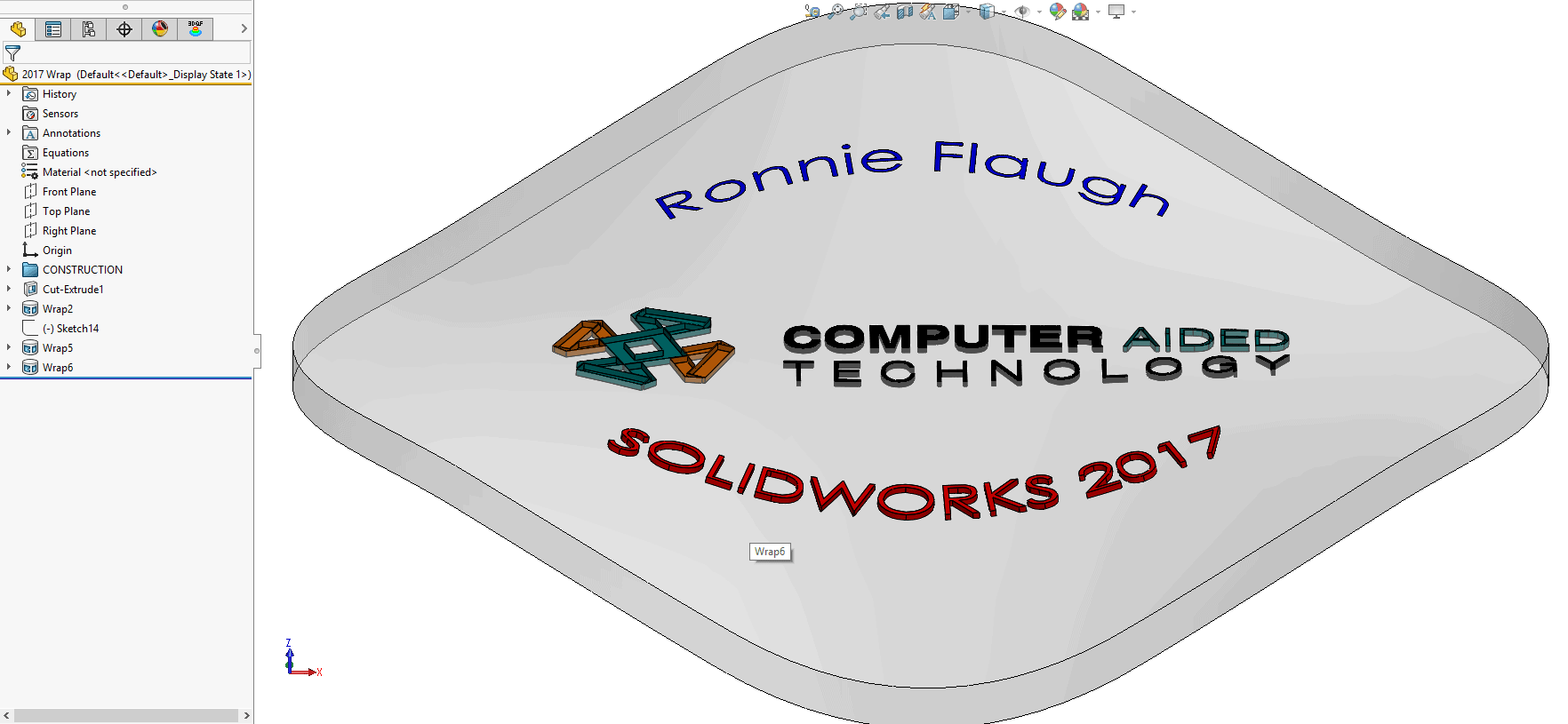 , SOLIDWORKS 2017 What’s New: Wrap Feature Enhancement – #SW2017