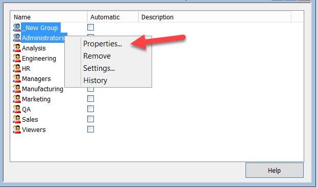 , SOLIDWORKS 2017 What’s New: Copying SOLIDWORKS PDM Group Permissions and Group Members – #SW2017