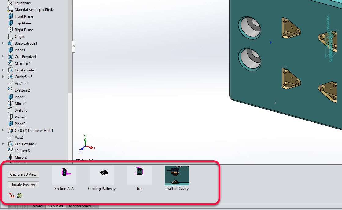 , SOLIDWORKS 2017 What&#8217;s New: Reordering 3D Views in MBD &#8211; #SW2017