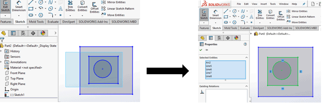 , SOLIDWORKS 2017 What’s New: Shaded Sketch Contours – #SW2017