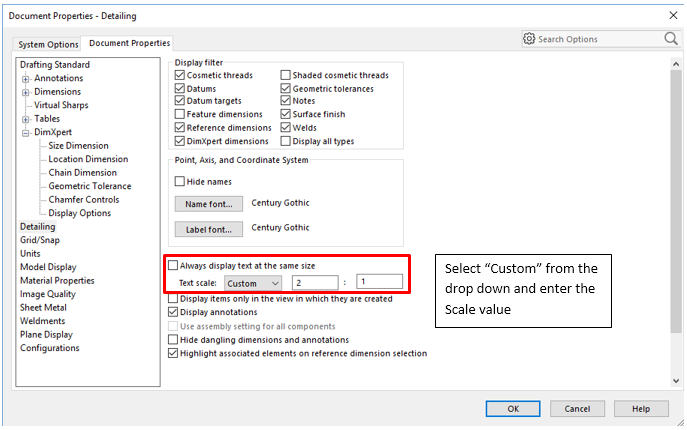 , SOLIDWORKS 2017 What’s New: DimXpert – #SW2017