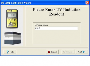 UVwizard readout