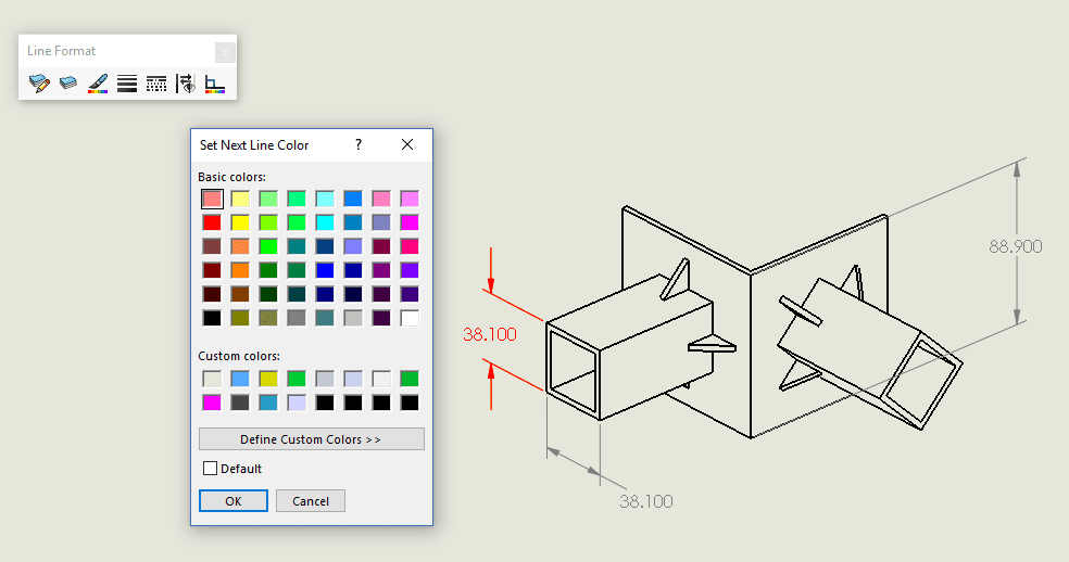 Cute How to make sketch lines darker in solidworks drawing for Learning